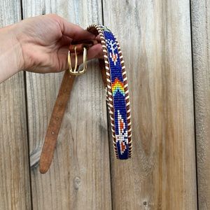 Vintage beaded belt